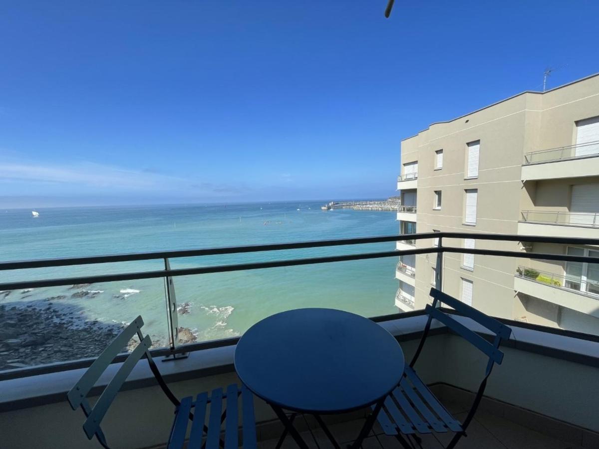 Charmant T2 En Front De Mer, 4 Pers., Ascenseur, Garage, Wi-Fi - Fr-1-361-383 Γκρανβίλ Εξωτερικό φωτογραφία